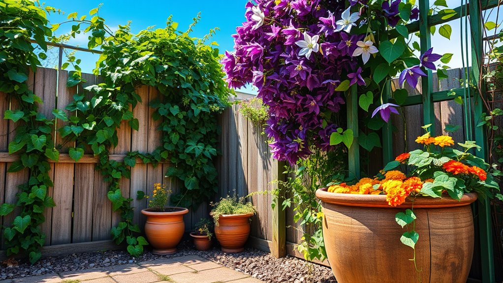 vertical gardening for privacy