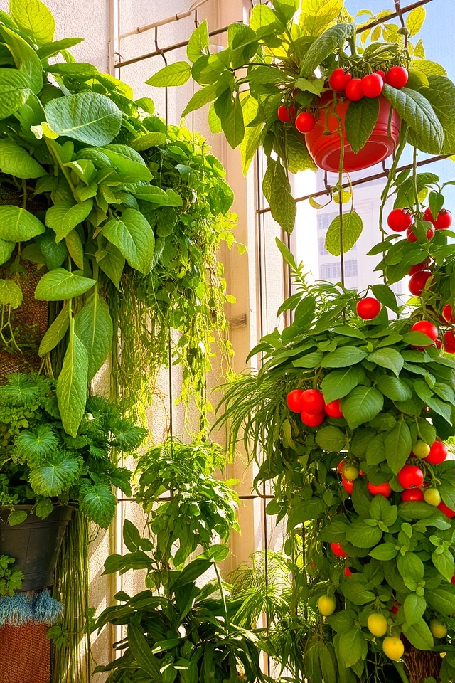 vertical gardening maximizes space