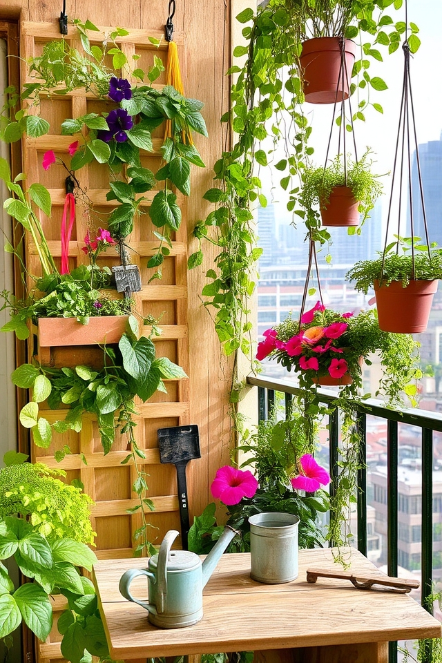 vertical gardening maximizes space