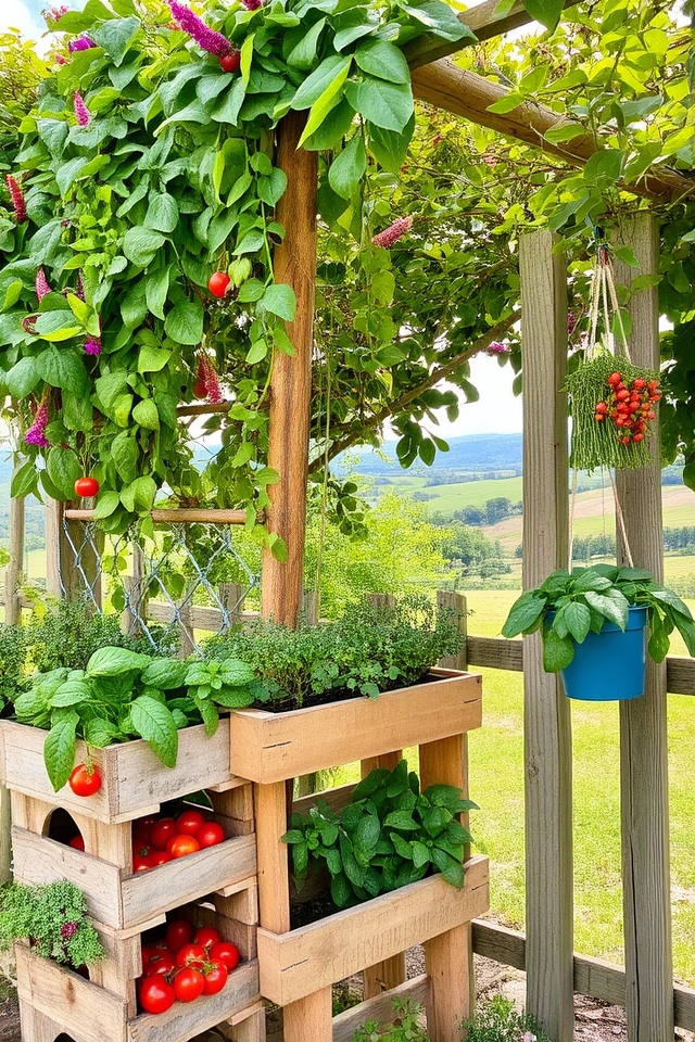 vertical gardening space efficiency