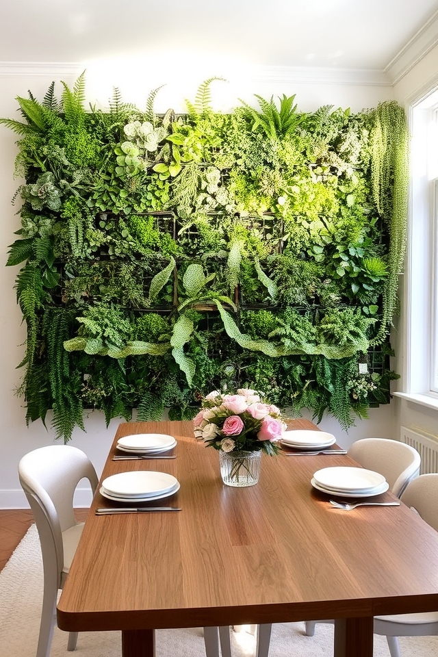 vertical gardens as decor
