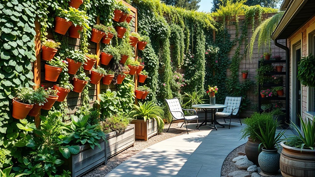 vertical green wall gardening