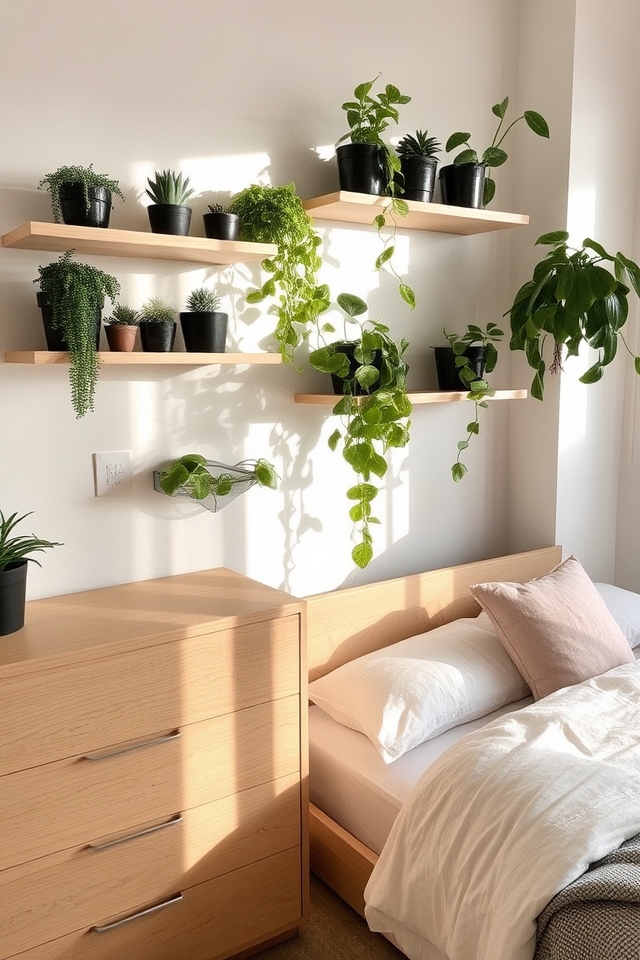 vertical plant display ideas