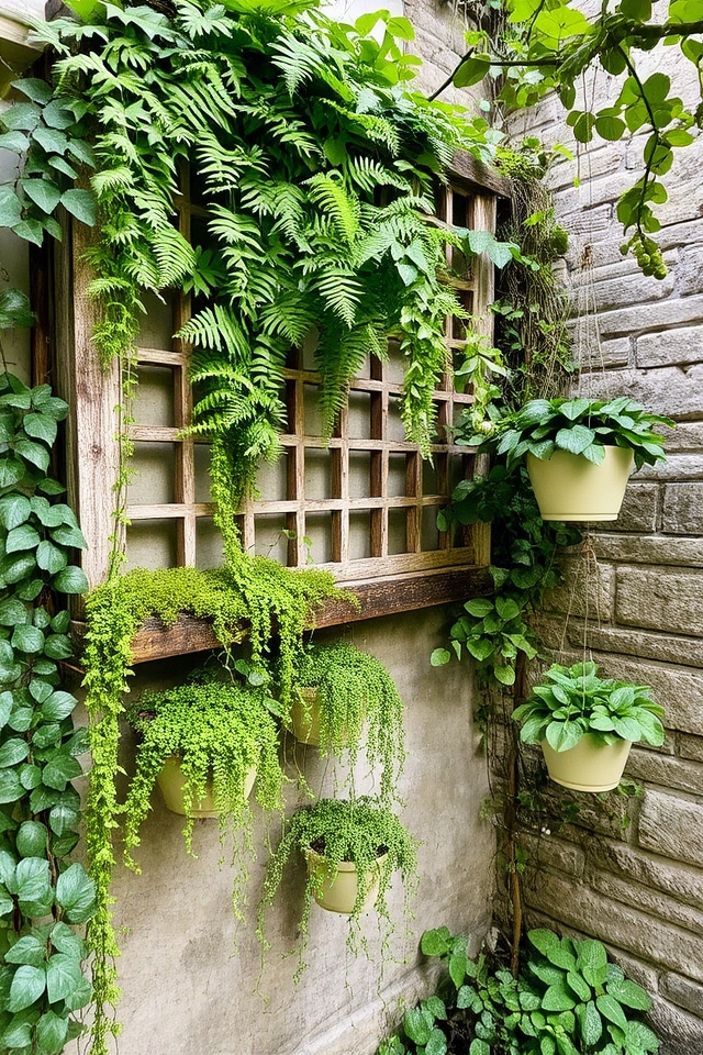 vertical shade garden solutions