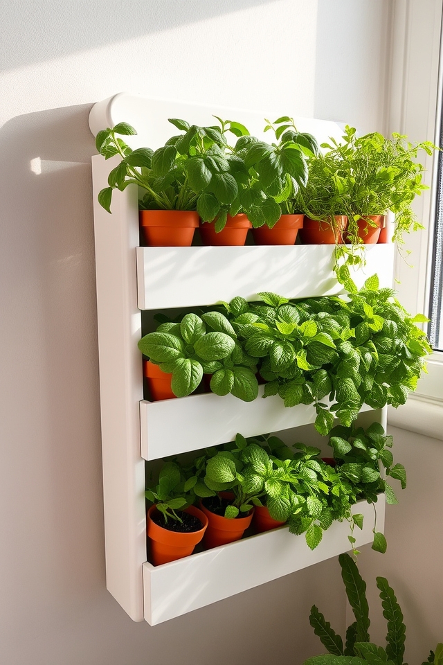 vertical small space planters