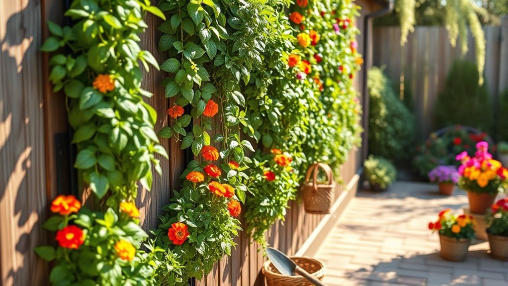 vertical space garden enhancement