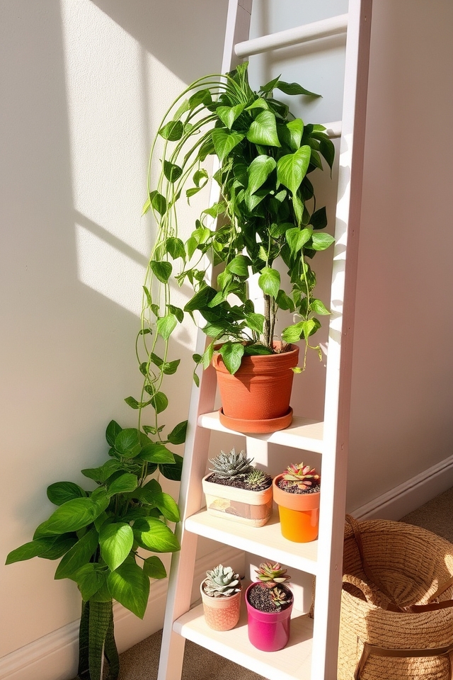 vertical space plant display