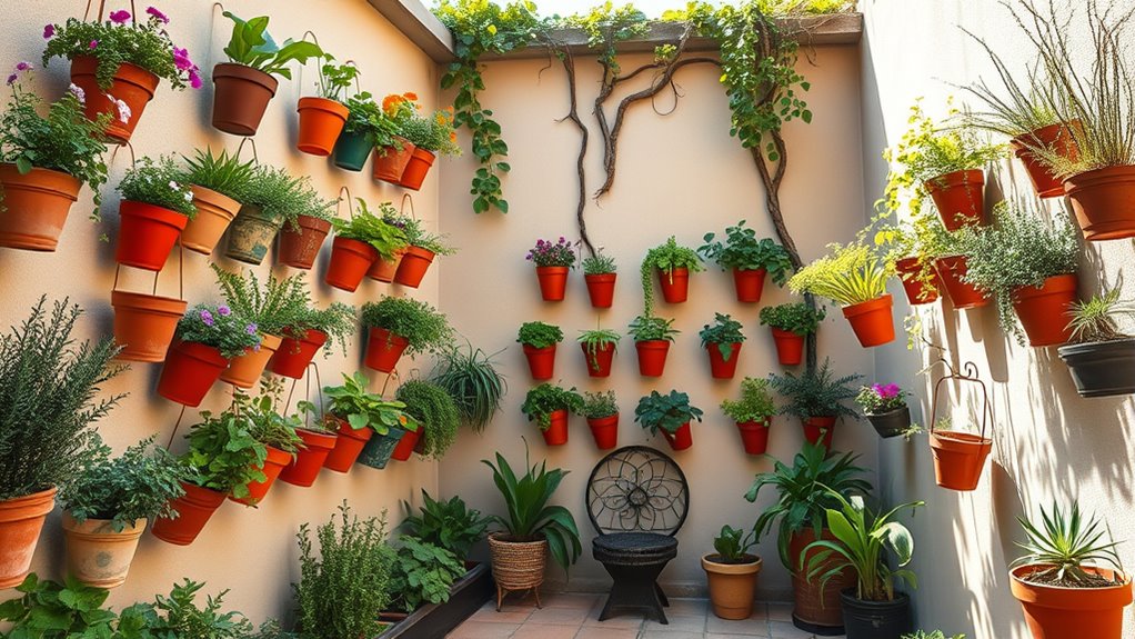 vertical wall mounted planters