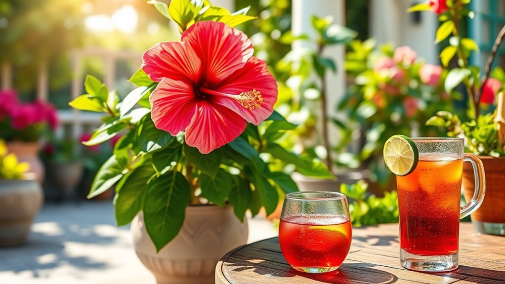 vibrant blooms attract pollinators