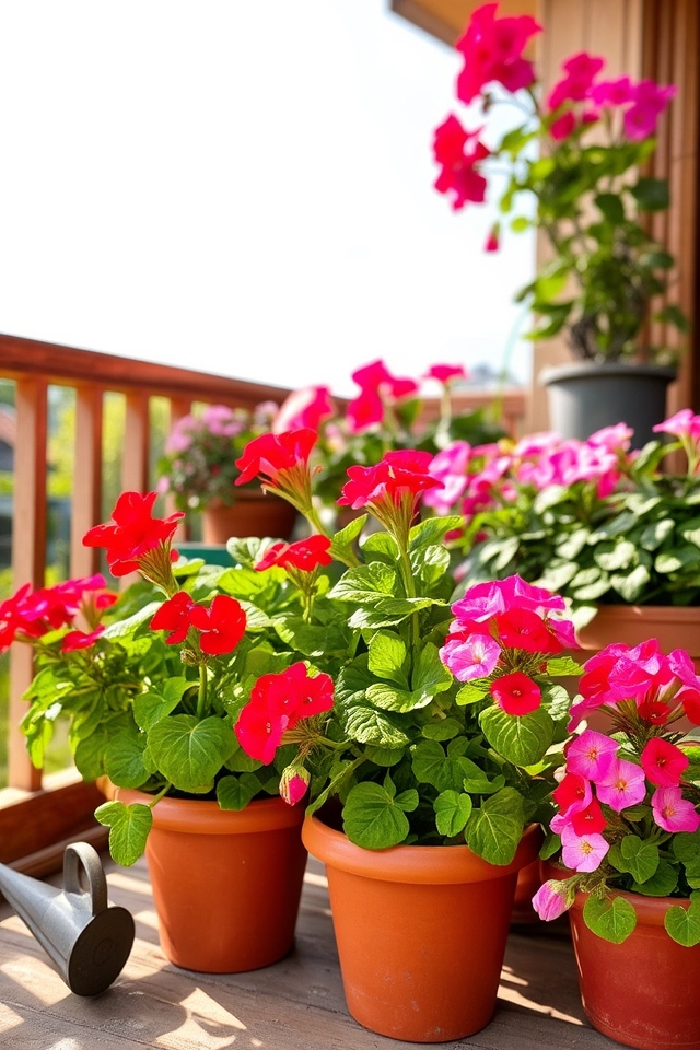 vibrant blooms for balconies
