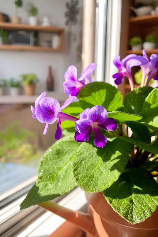 vibrant blooms indirect light