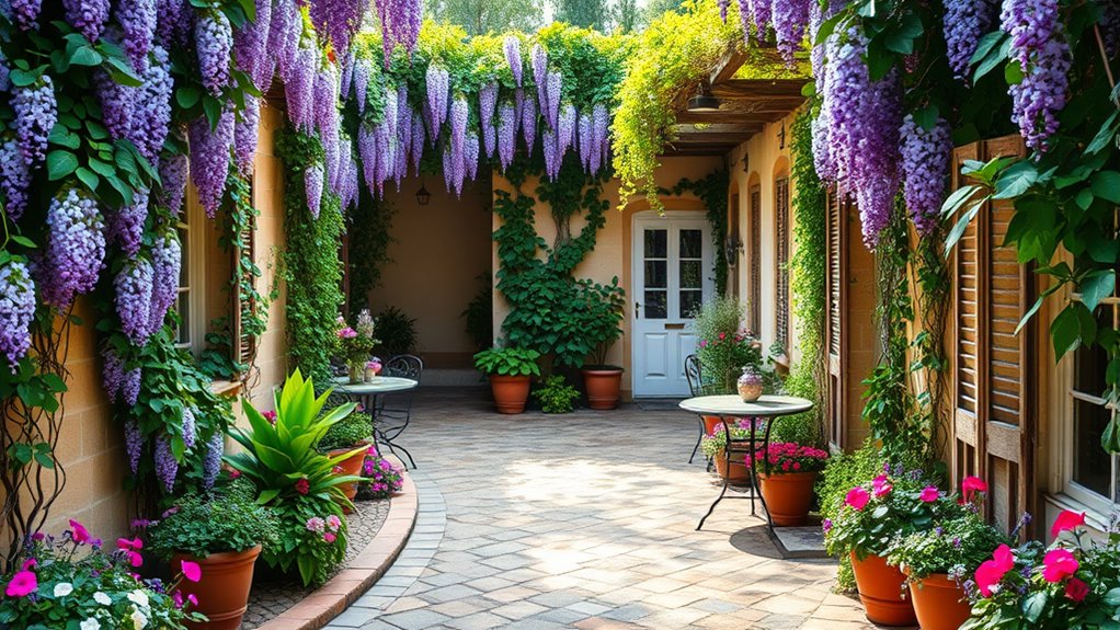vibrant climbing vine paradise