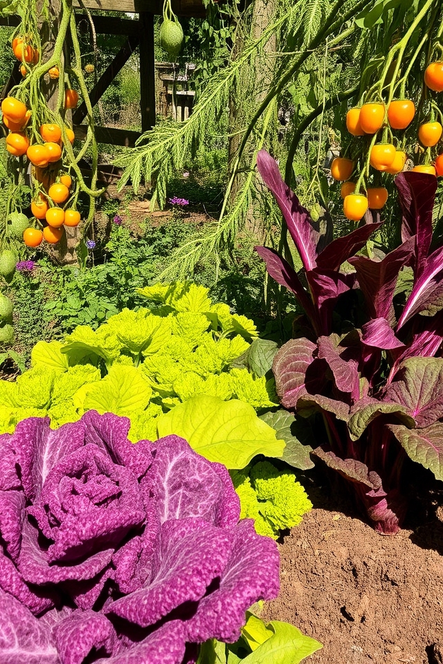vibrant colors diverse textures