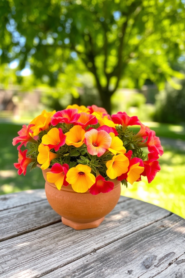 vibrant drought tolerant succulent