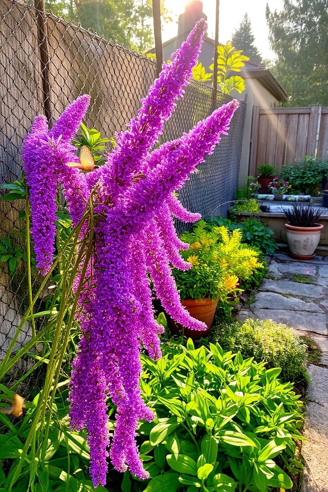 vibrant fast growing privacy shrub