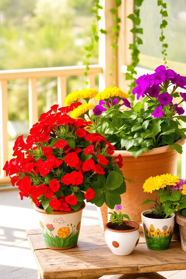vibrant flower arrangements enhance ambiance