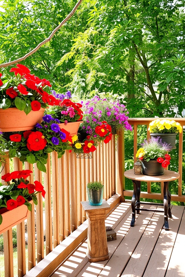 vibrant flower boxes enhance appeal