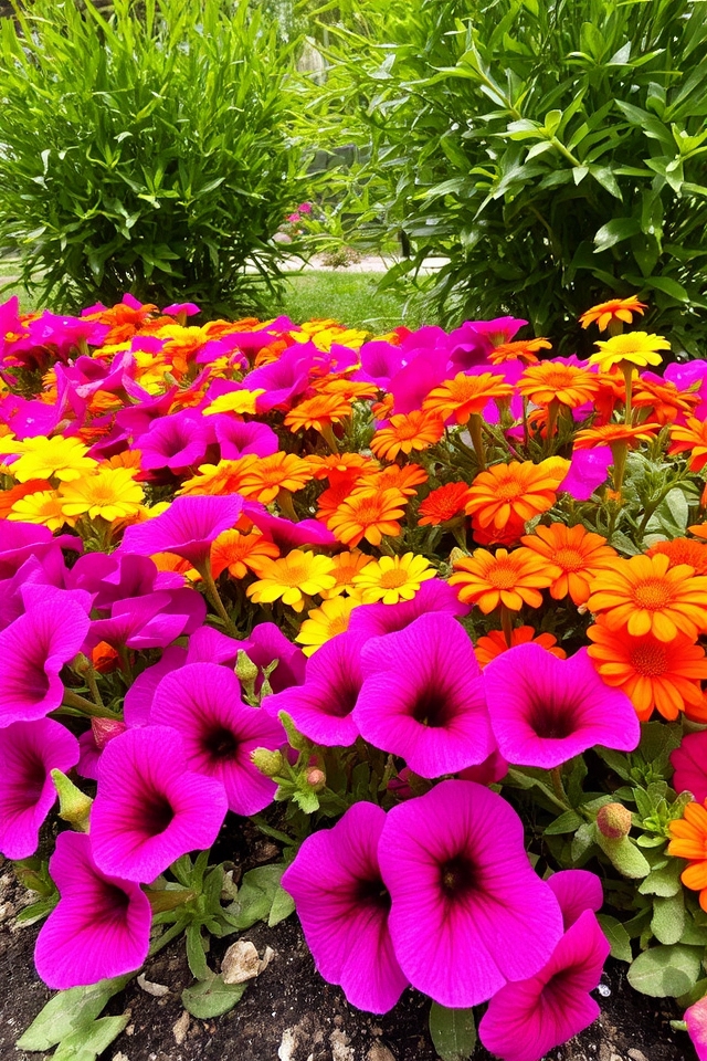 vibrant flowers enhance aesthetics
