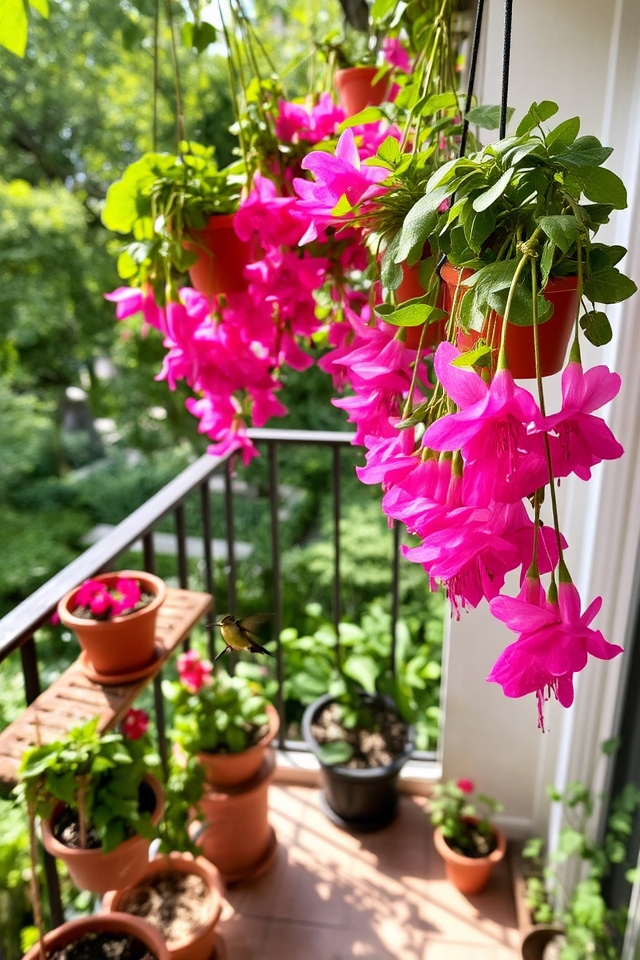 vibrant flowers for balconies