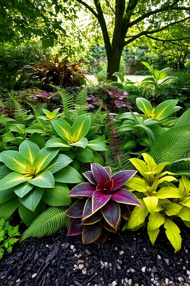 vibrant foliage for shade