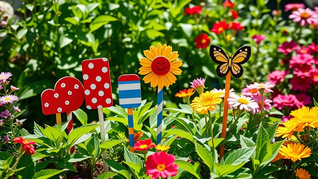 vibrant functional garden decoration