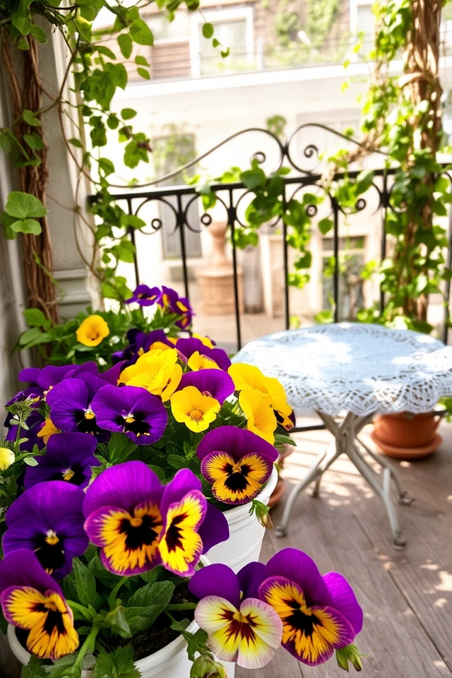 vibrant hardy balcony blooms