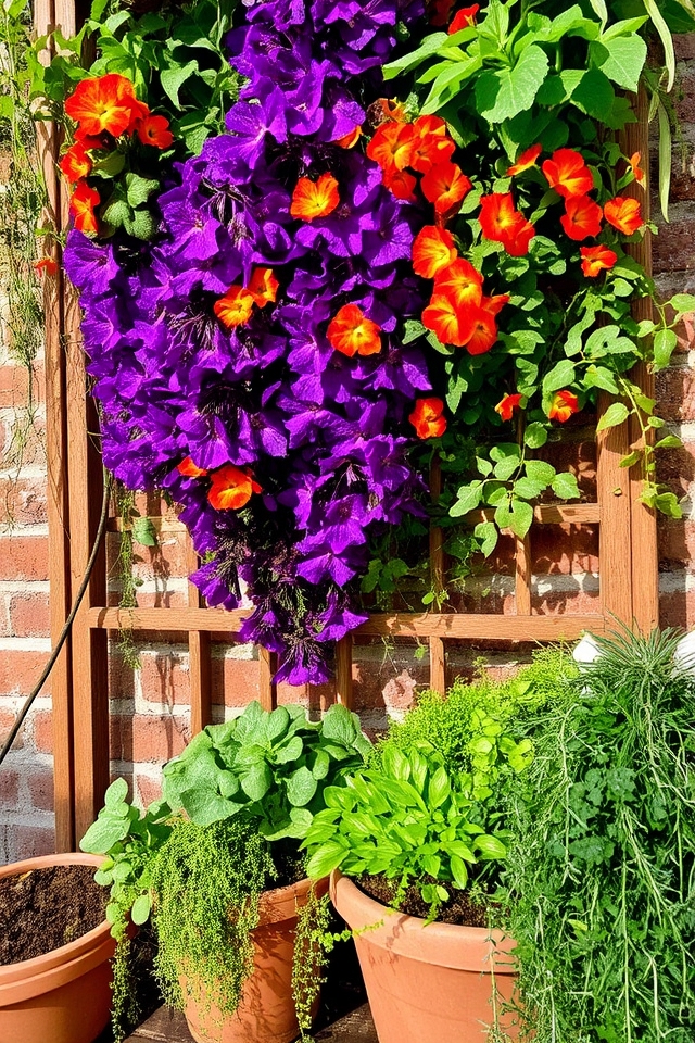 vibrant living wall art