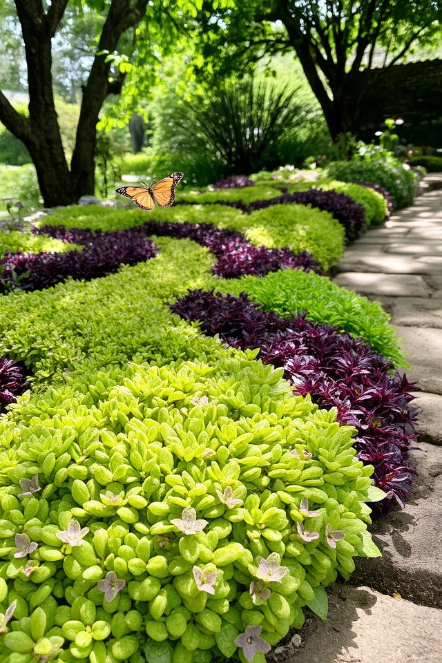 vibrant low maintenance ground covers