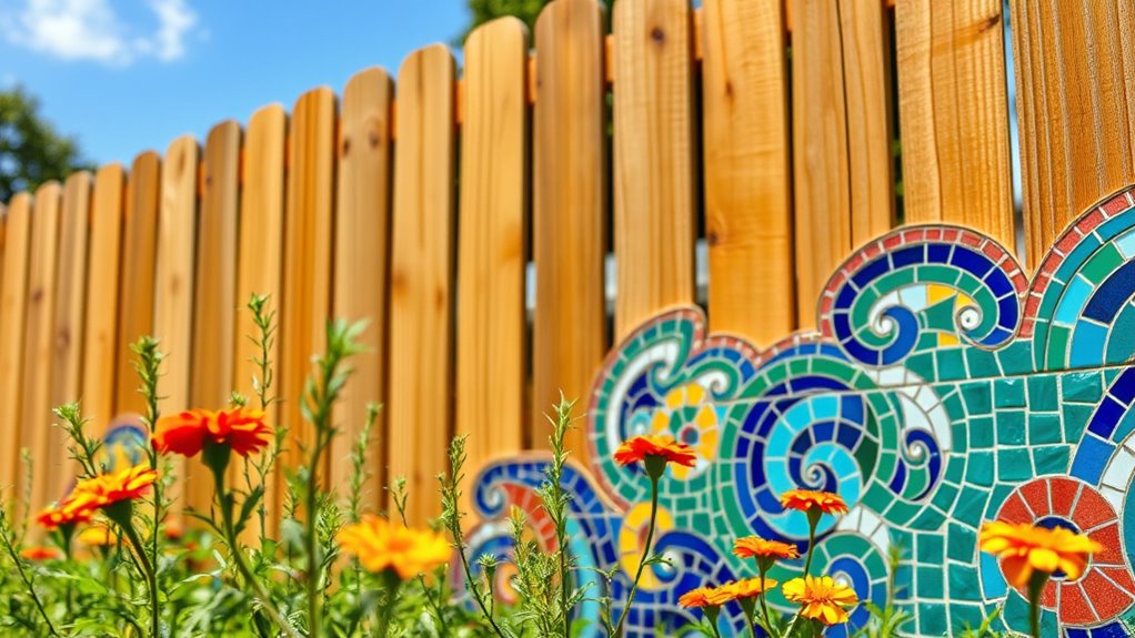vibrant mosaic garden decor