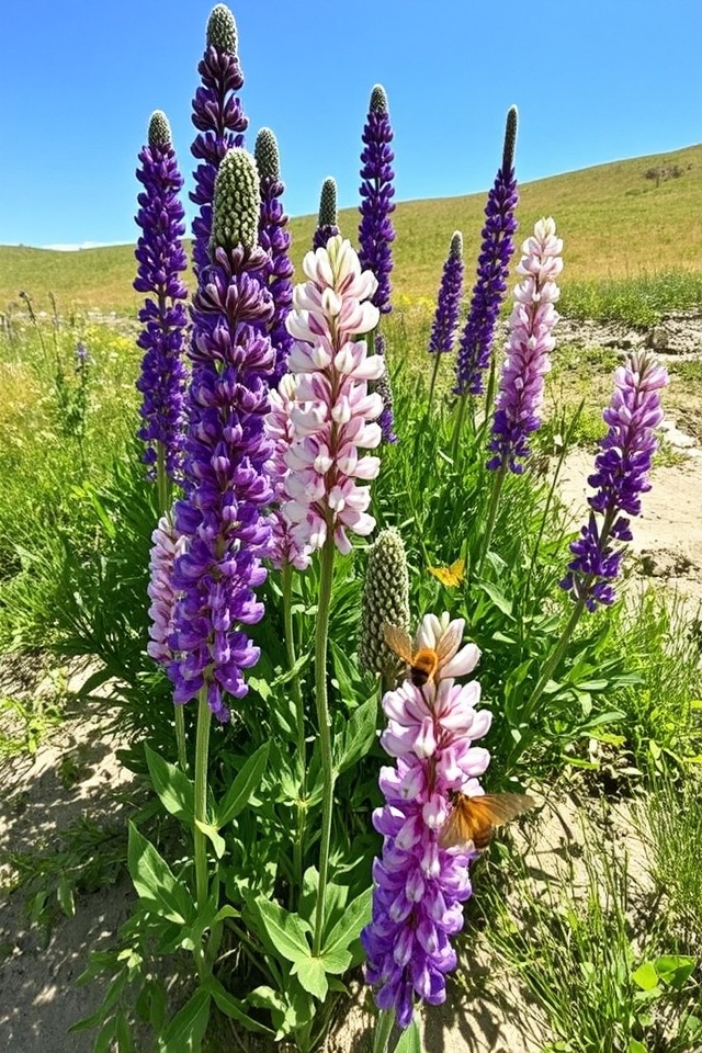 vibrant pollinator attracting perennial