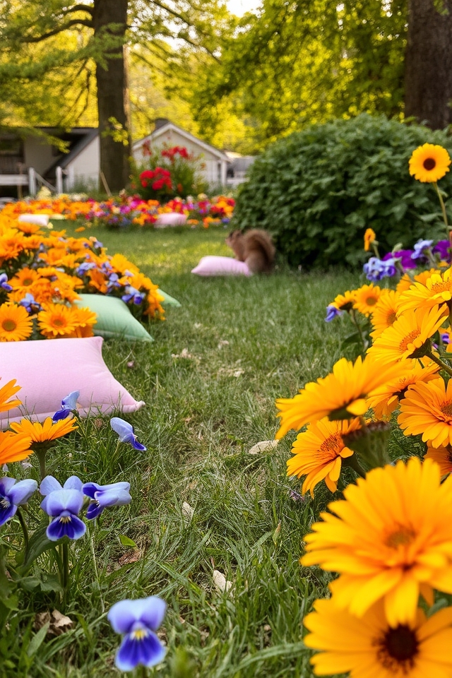 vibrant safe flower gardens