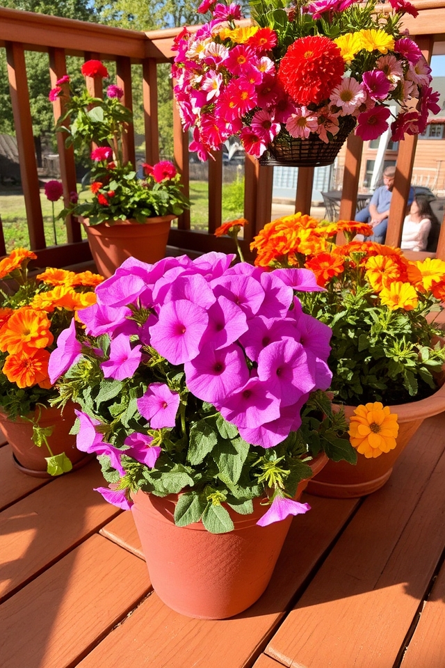vibrant seasonal color blooms
