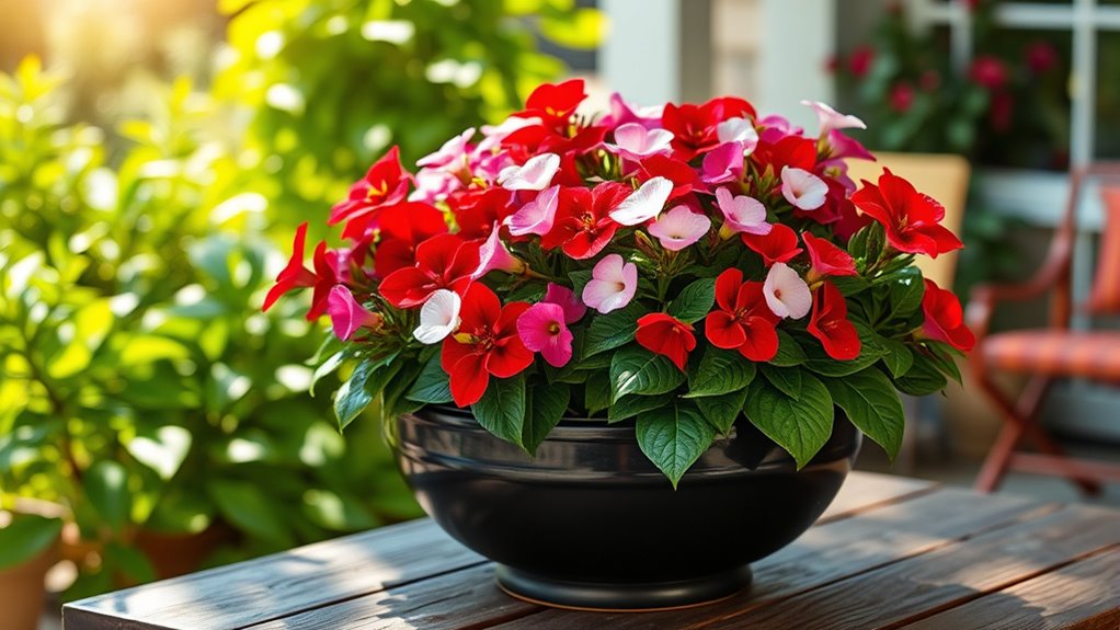 vibrant shade loving annuals