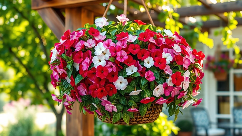 vibrant shade loving blooms