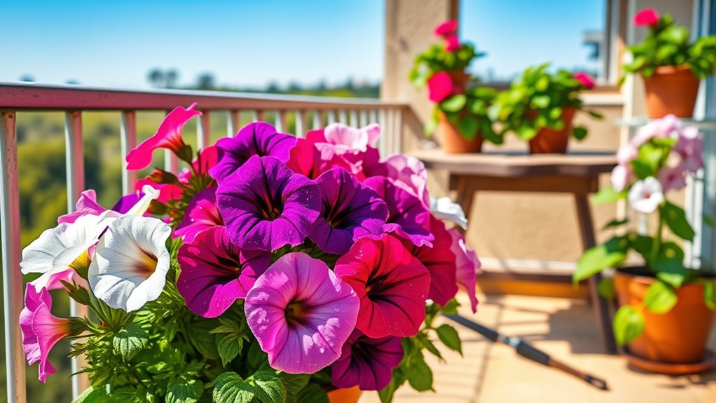 vibrant sun loving annuals