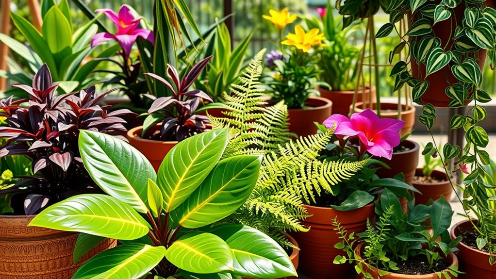 vibrant textured plant combinations