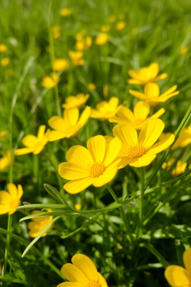 vibrant toxic spring blooms