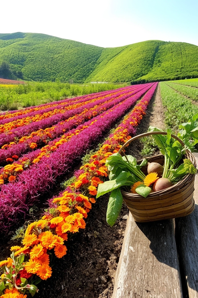 vibrant vegetable garden design