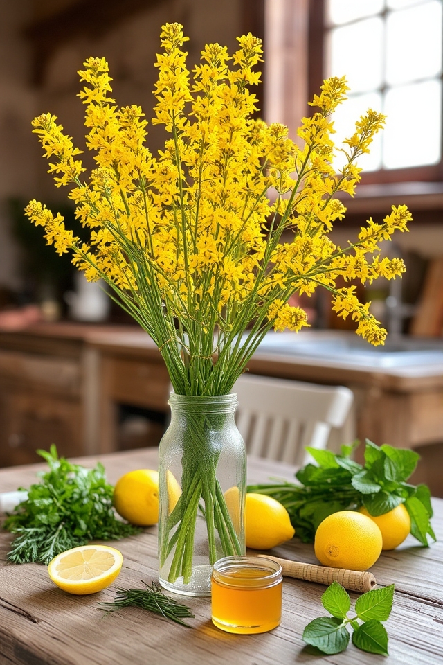 vibrant yellow pollinator friendly perennial