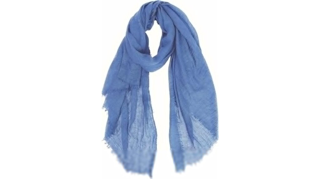 vintage fringed cotton scarf