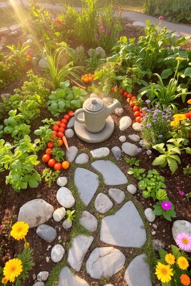 visually appealing garden design