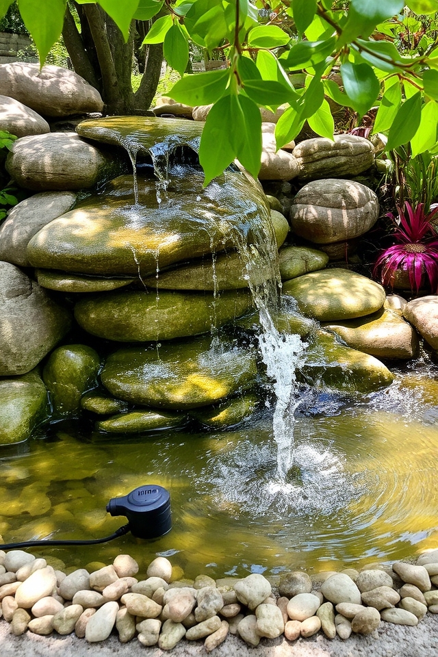 water circulation enhances aesthetics