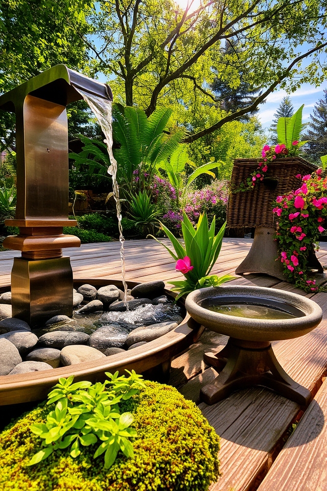 water feature integration design