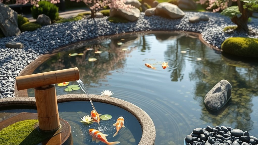 water features enhance tranquility