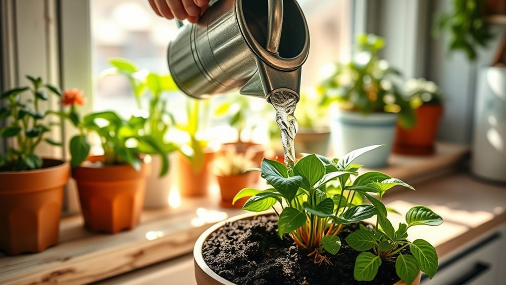 watering wisely for plants