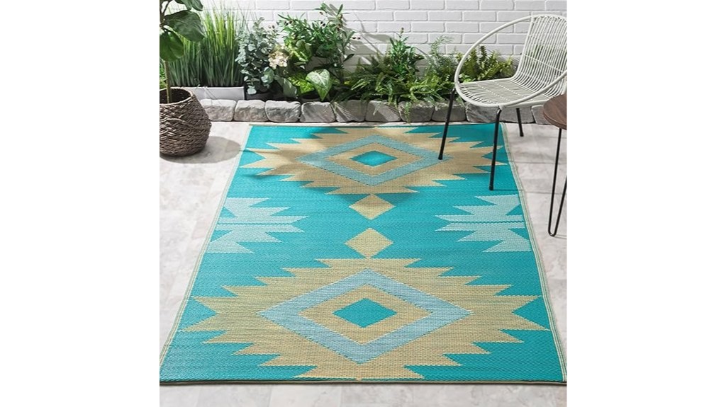 waterproof reversible outdoor rug