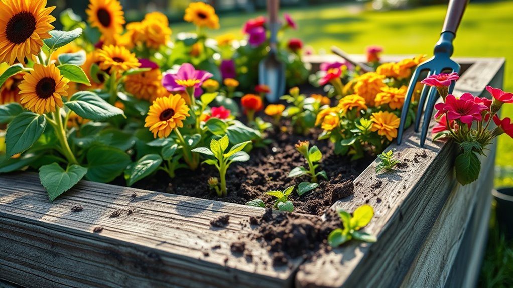weed reduction in gardens