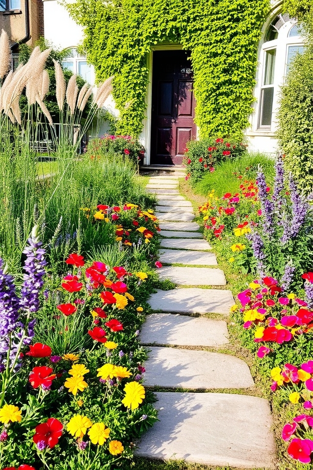 welcoming pathway plantings diversity