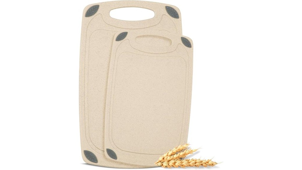 wheat straw reversible cutting boards