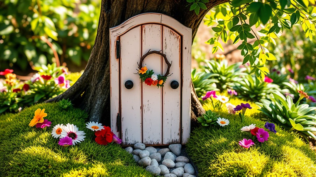 whimsical fairy garden entrance